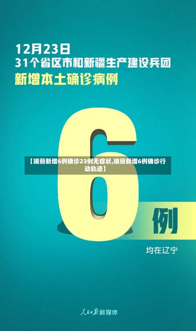 【瑞丽新增6例确诊23例无症状,瑞丽新增6例确诊行动轨迹】