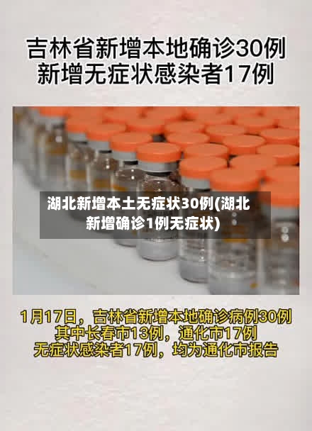 湖北新增本土无症状30例(湖北新增确诊1例无症状)