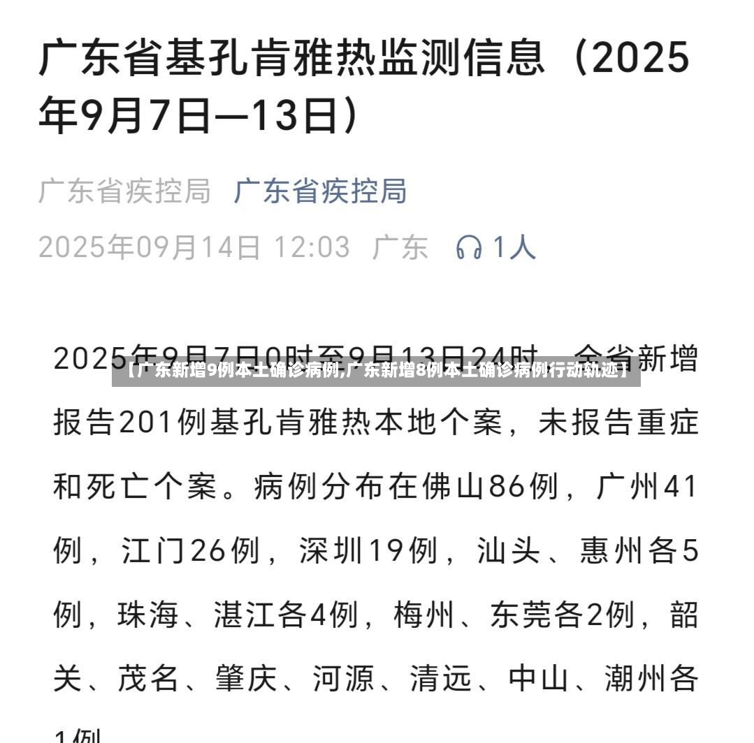 【广东新增9例本土确诊病例,广东新增8例本土确诊病例行动轨迹】-第3张图片