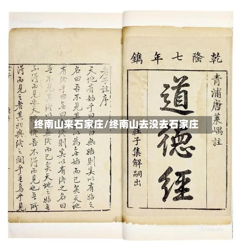 终南山来石家庄/终南山去没去石家庄-第3张图片