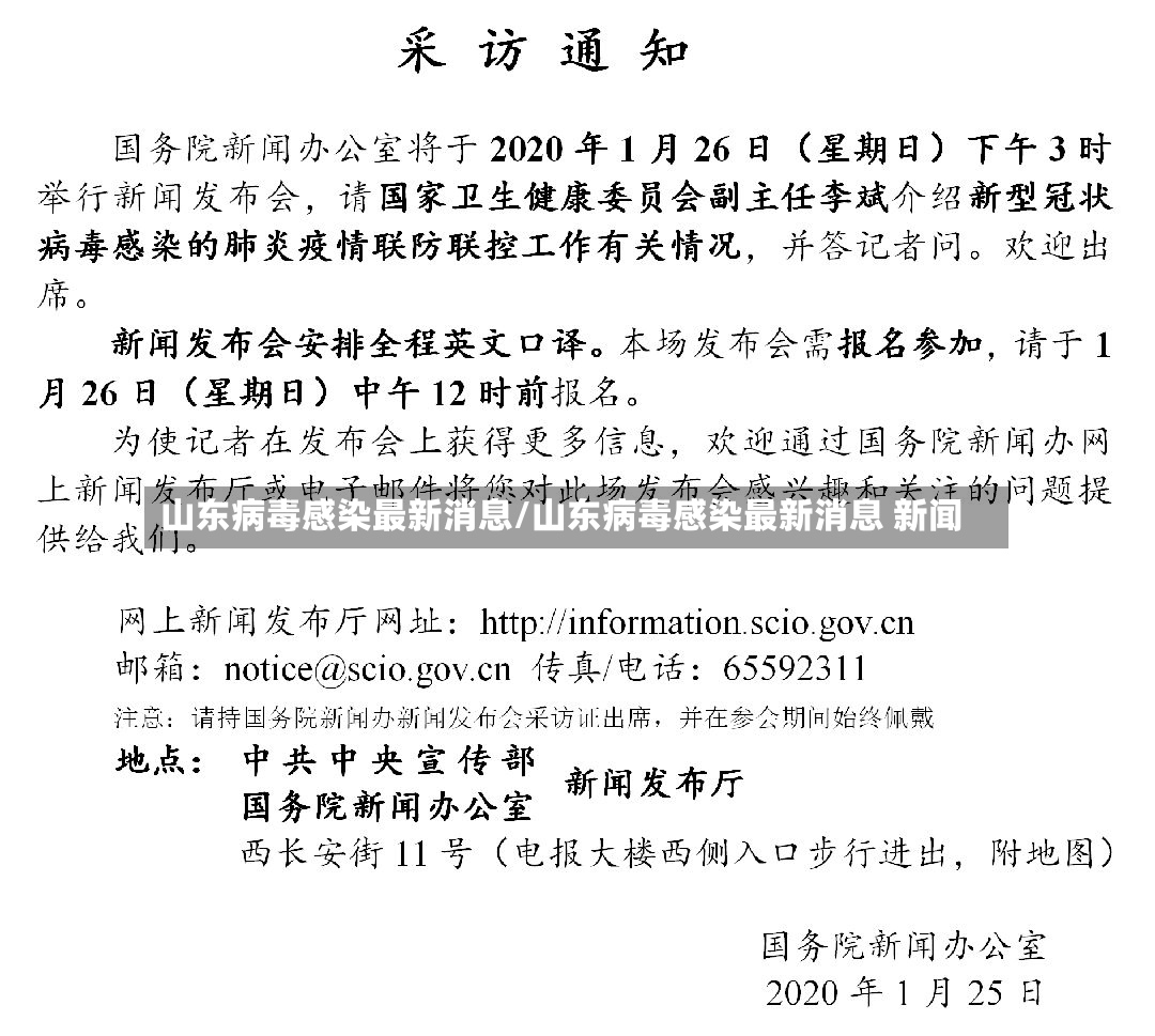 山东病毒感染最新消息/山东病毒感染最新消息 新闻-第3张图片